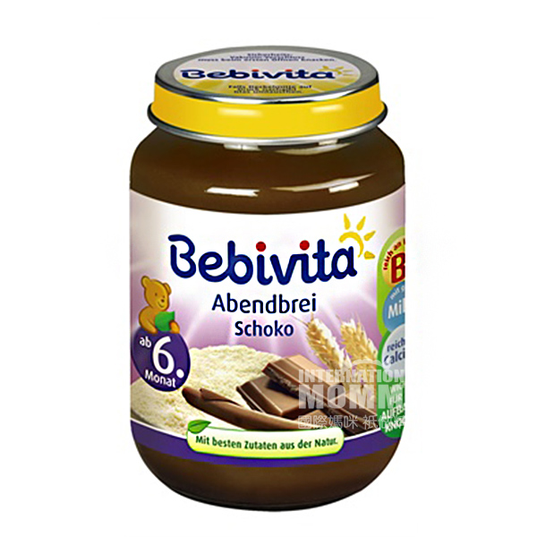 Bebivita German Chocolate Cereal Puree over 6 months old 190g*6