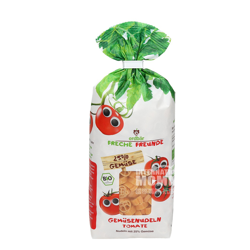 Erdbar German Baby Organic Vegetable Shaped Pasta 300g