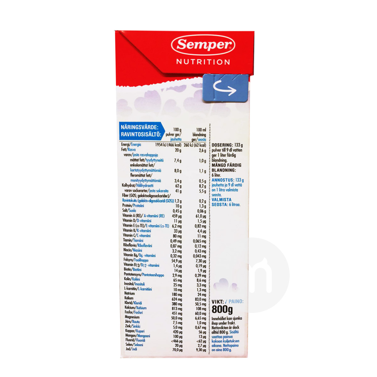 Semper Sweden 4-stage * 6 boxes