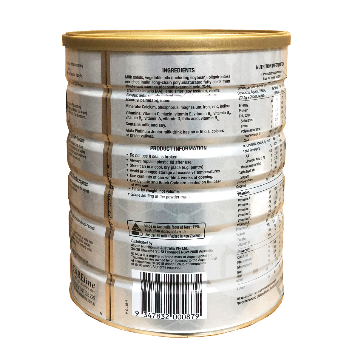 Wyeth New Zealand S-26 white gold infant milk powder 4 stages * 3 cans
