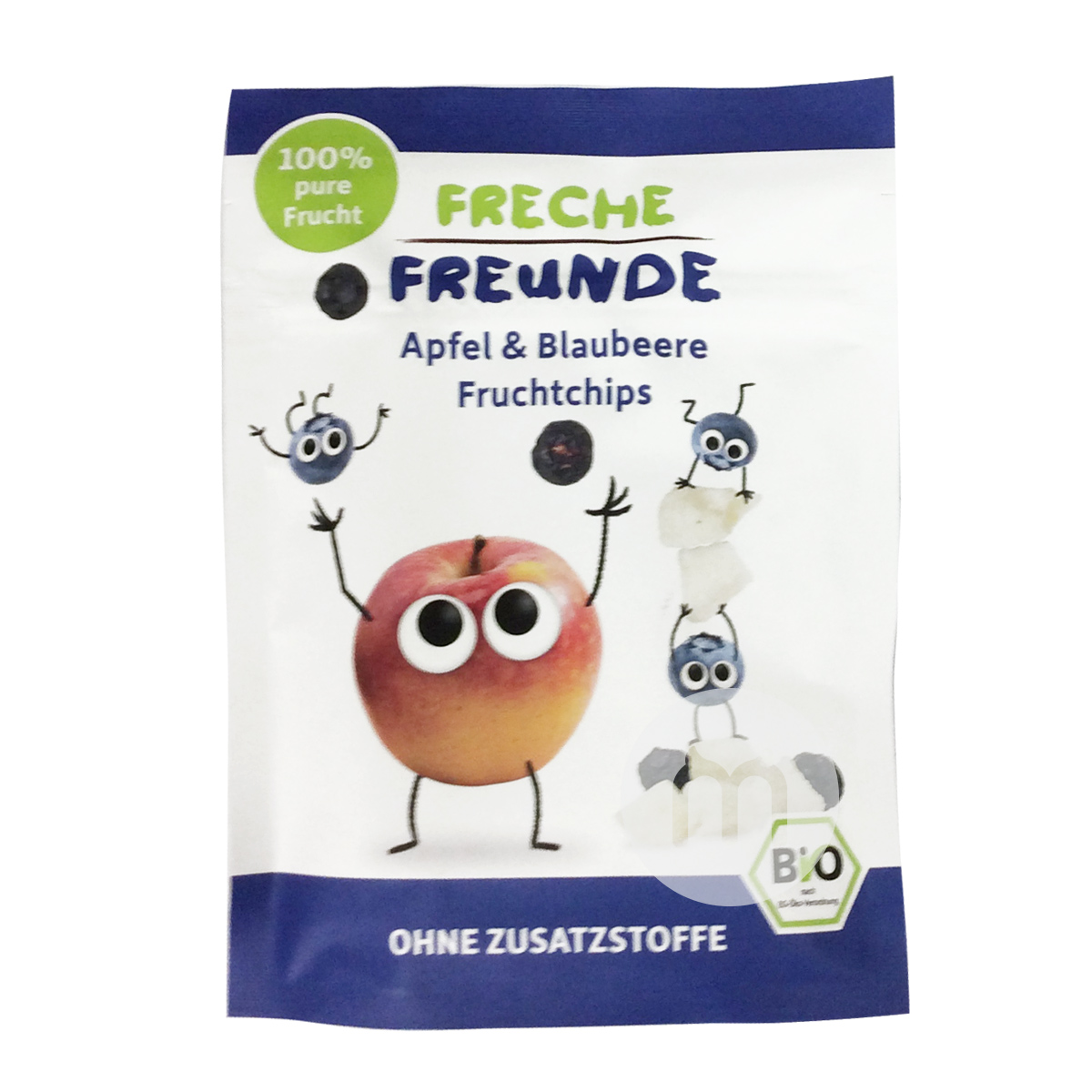 Erdbar German Organic Apple Blueberry Dried Fruit *10