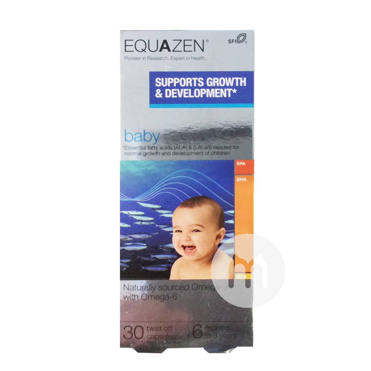 EQUAZEN England Baby Fish Oil DHA 6 months to 3 years old