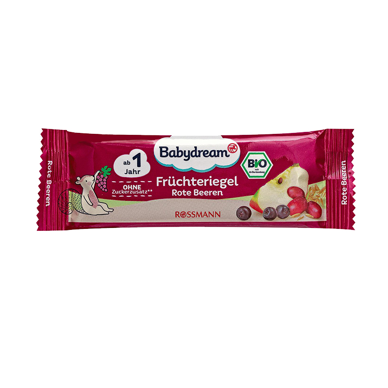Babydream German Organic Oatmeal Red Berry Fruit Bar*25