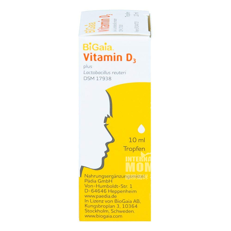 BiGaia German Vitamin D3 Lactic Acid Bacteria Drops for Infants