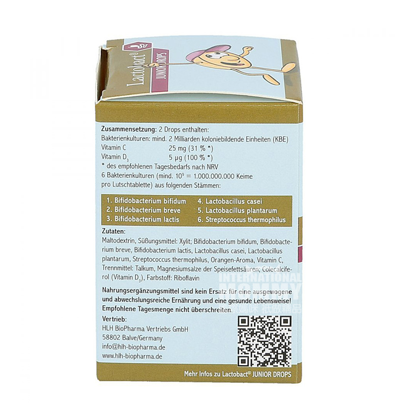 Lactobact German Children's Probiotic Chewable Tablets