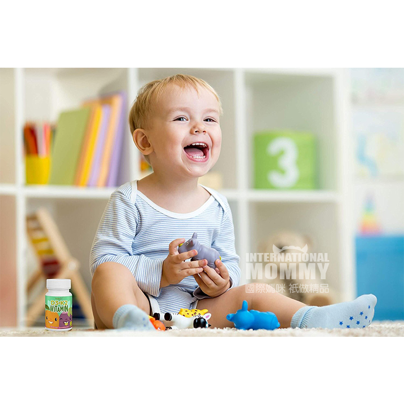 BjokoVit German Children's Vitamin D3+K2 Chewable Tablets