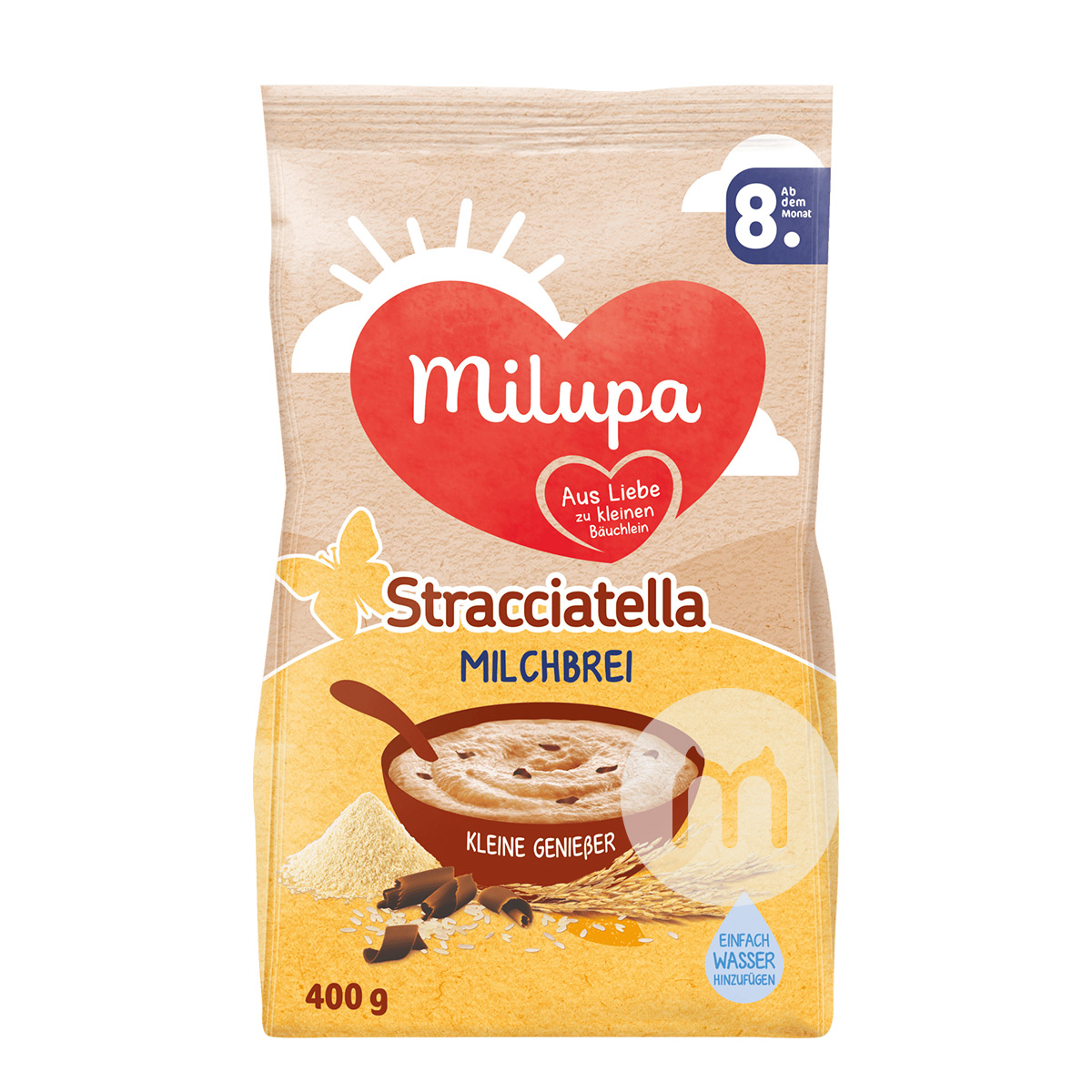 [2 pieces]Milupa German Chocolate Milk Cereal Rice Noodles over 8 months