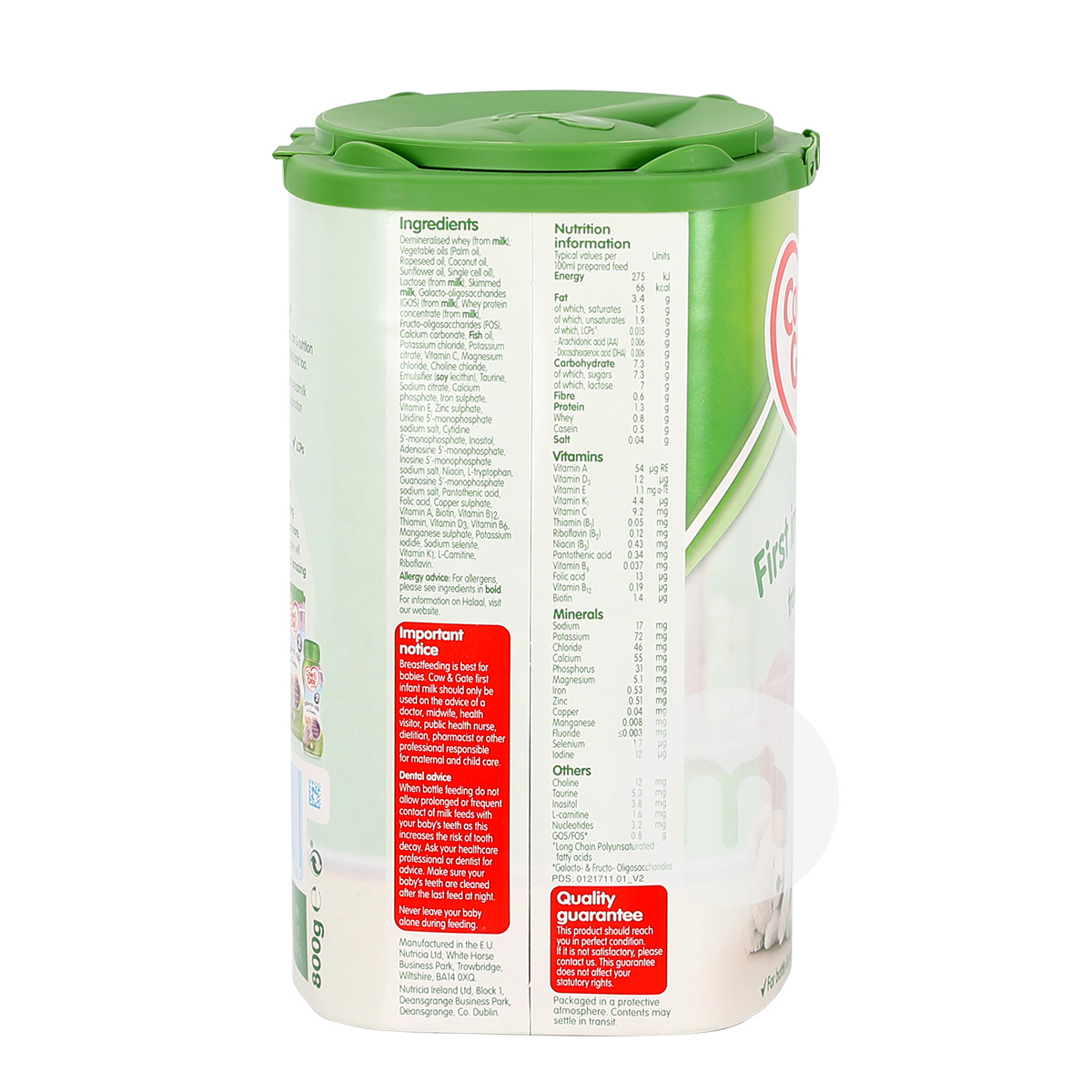 Cow & Gate UK milk powder 1 stage * 4 cans