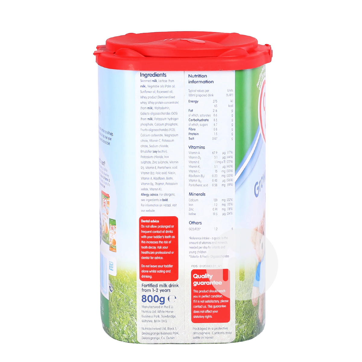 Cow & Gate UK milk powder 3 stages * 4 cans