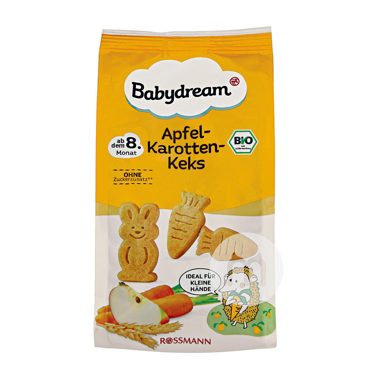 Babydream German Organic Apple Carrot Molar Cookies over 8 months