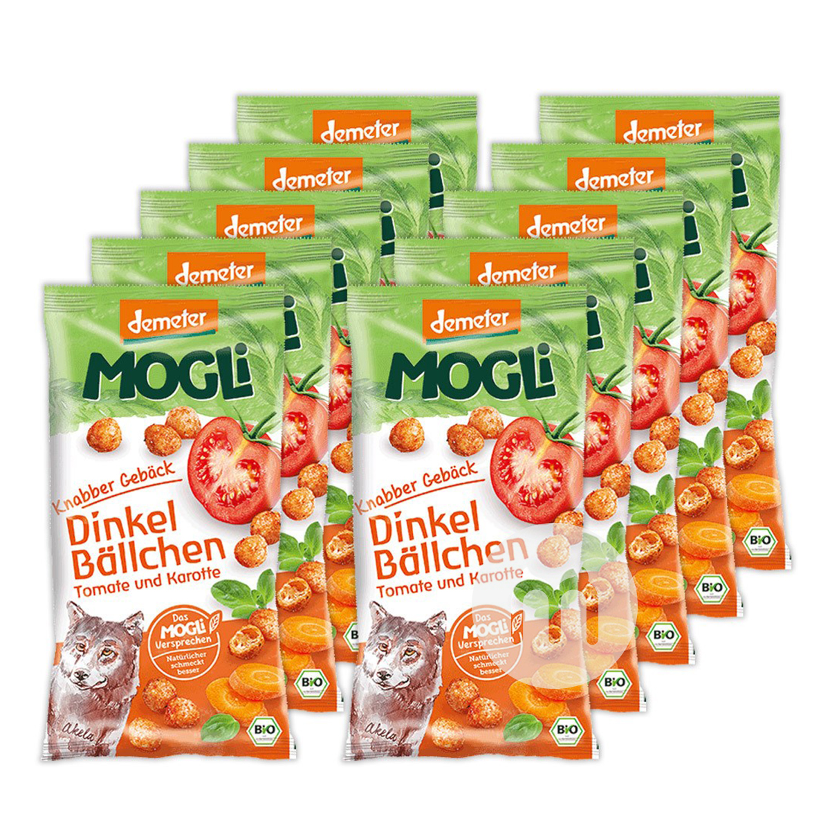 MOGLi German Carrot Tomato Molar Biscuits*10