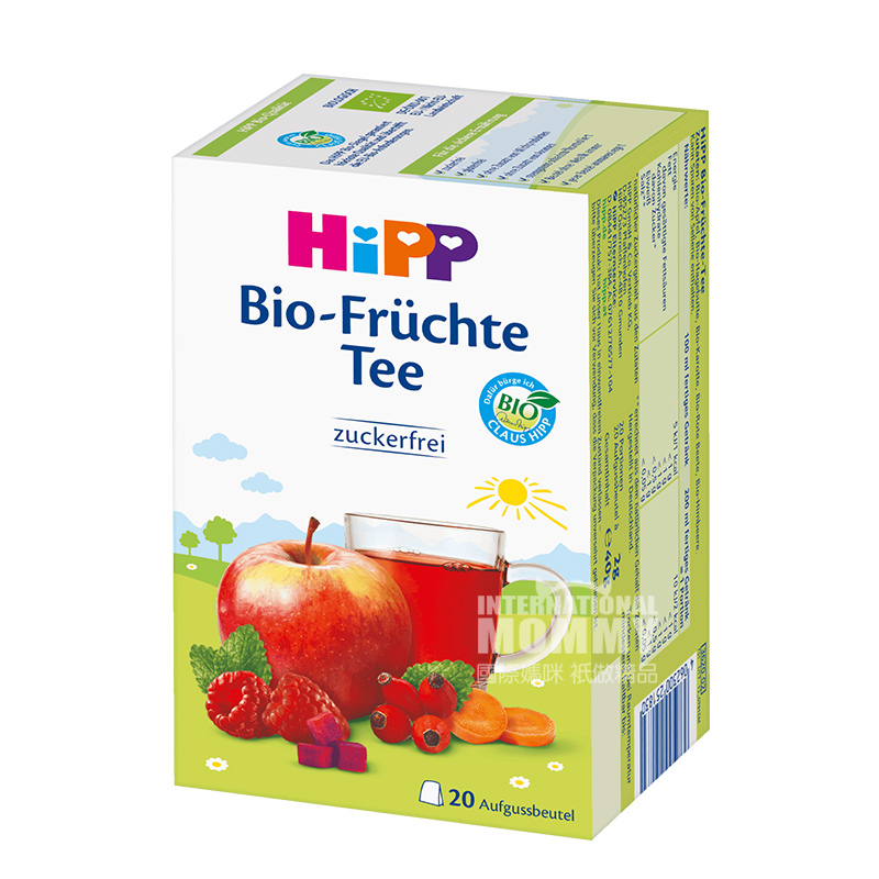[4 pieces]Hipp German Organic Baby Fruit Tea Sugar Free