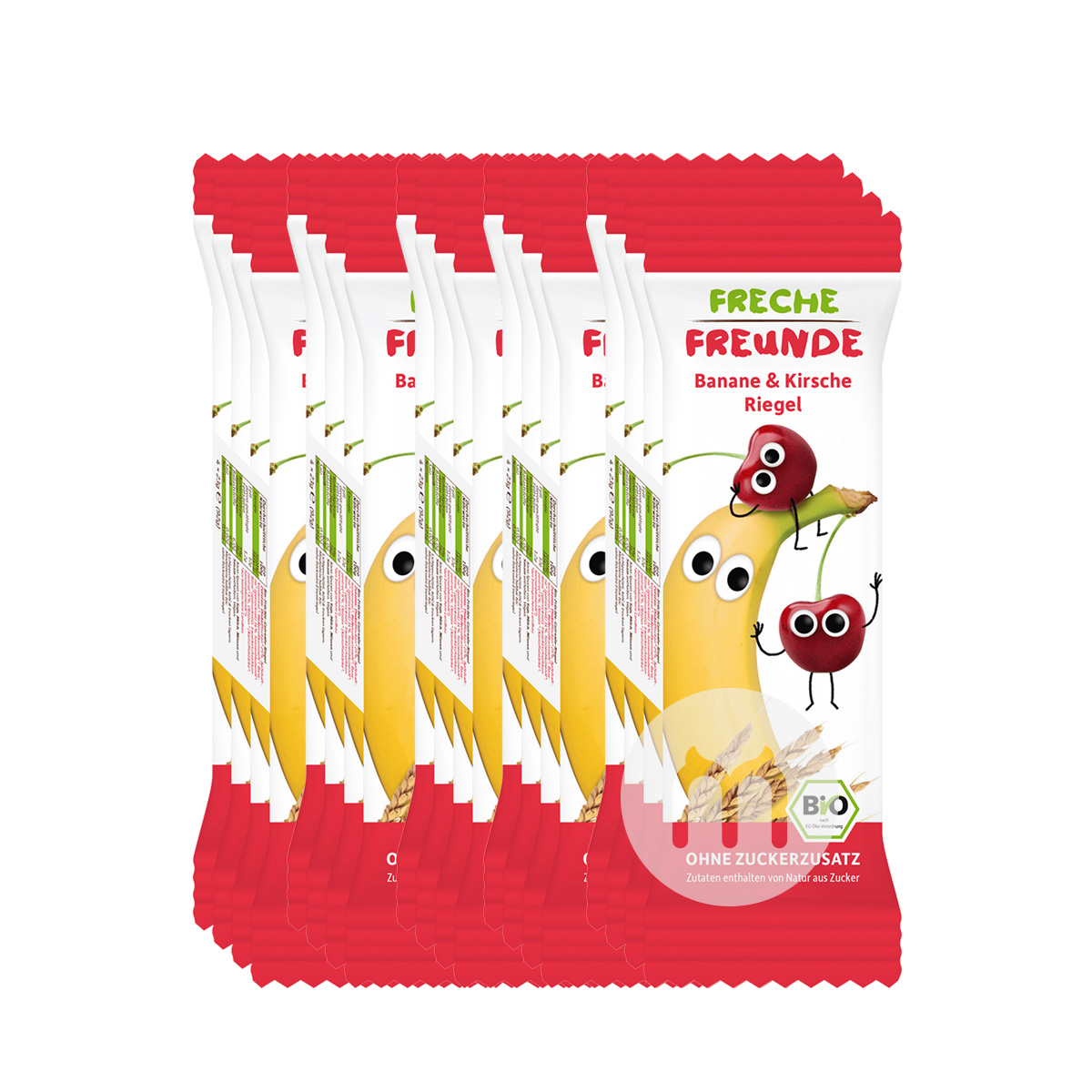 Erdbar German Organic Banana Cherry Fruit Bars*20