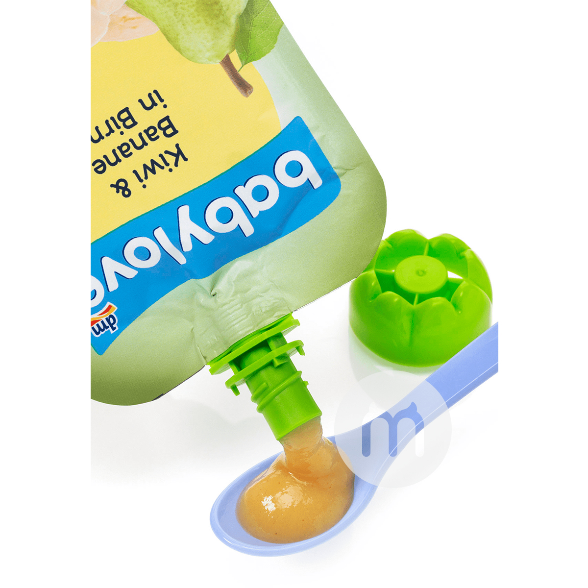 Babylove German Organic Kiwi Banana Pear Puree Sucking over 12 months*6