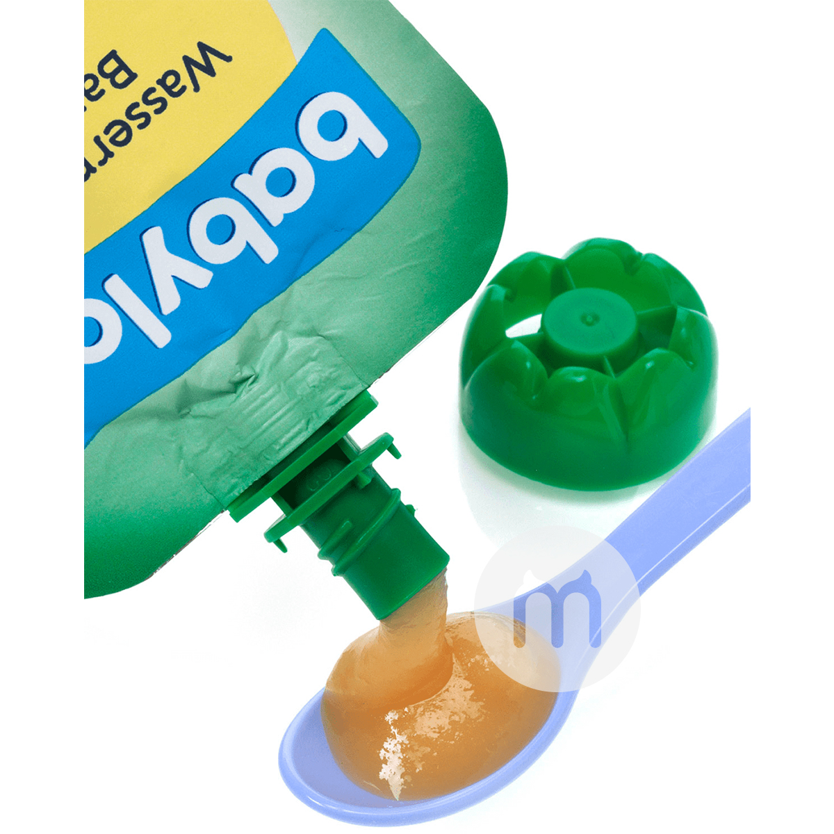 Babylove German Organic Apple Watermelon Banana Puree Sucking over 12 months*6