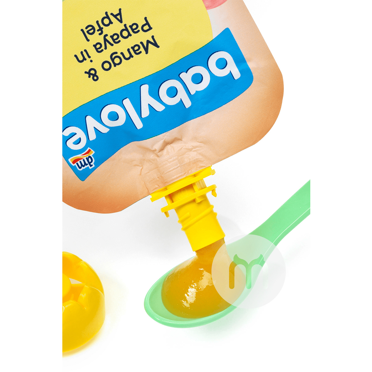 Babylove German Organic Apple Mango Papaya Puree Sucking over 12 months*6