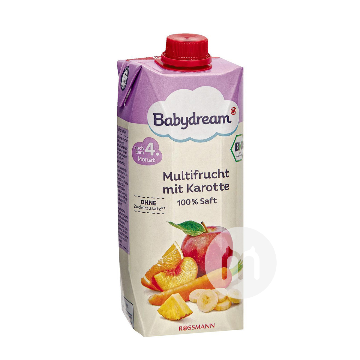 [4 pieces]Babydream German Organic Variety Fruit Carrot Juice 500ml