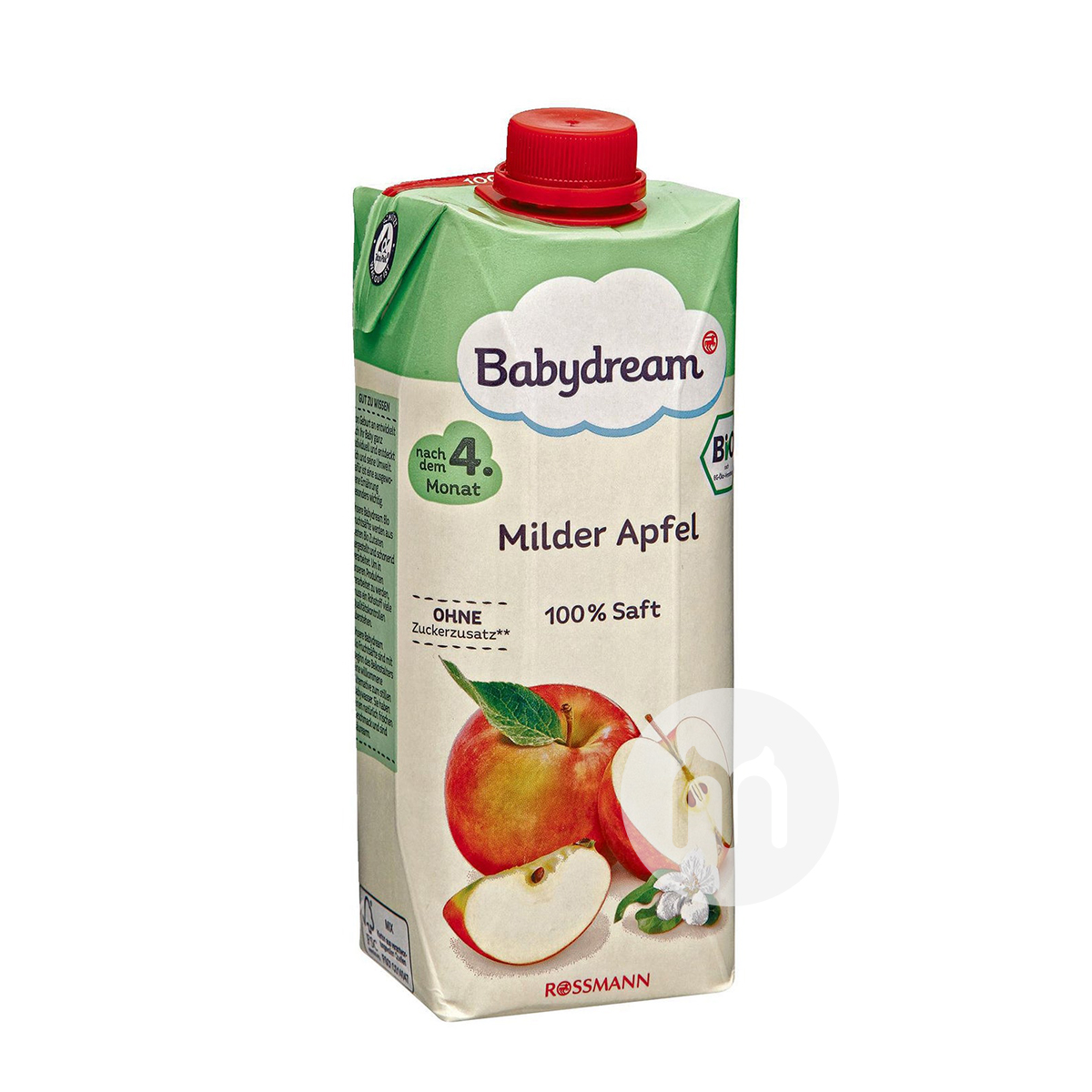 [4 pieces] Babydream German Organic Apple Juice 500ml