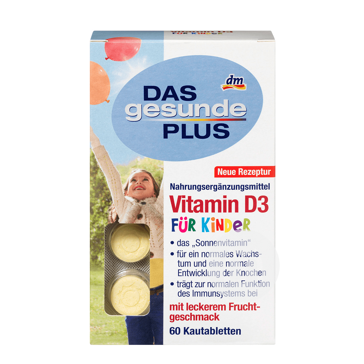 [2 pieces] Mivolis German Children's Vitamin D3 Chewable Tablets