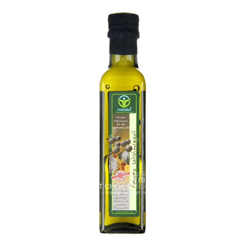 [4 pieces] Manako German Organic Walnut Oil