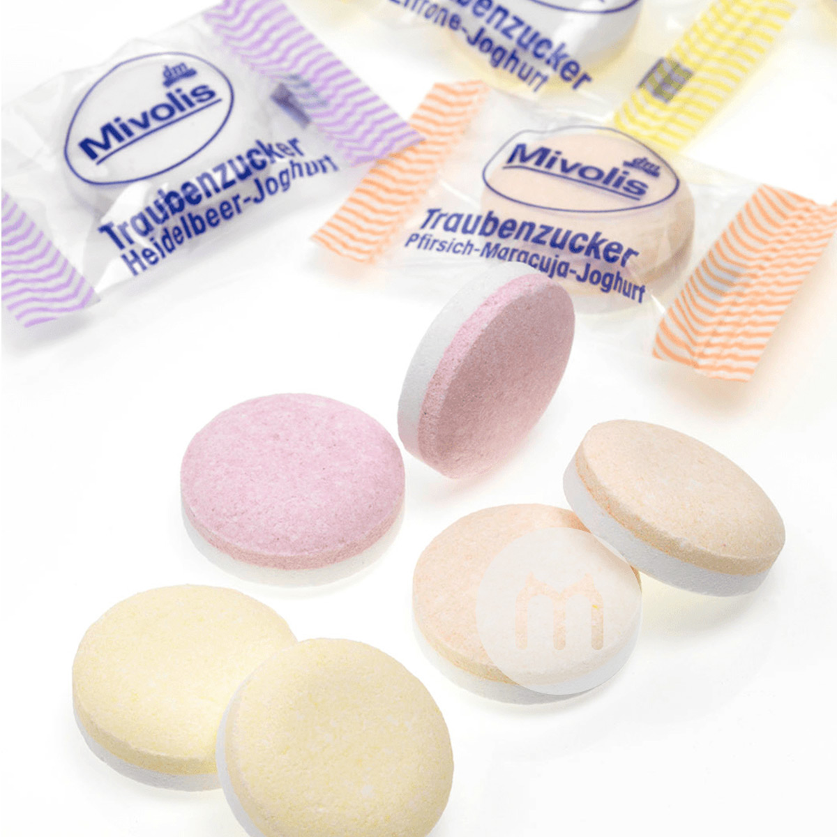 [2 pieces] Mivolis German Children's Yogurt Flavored Glucose Lozenges
