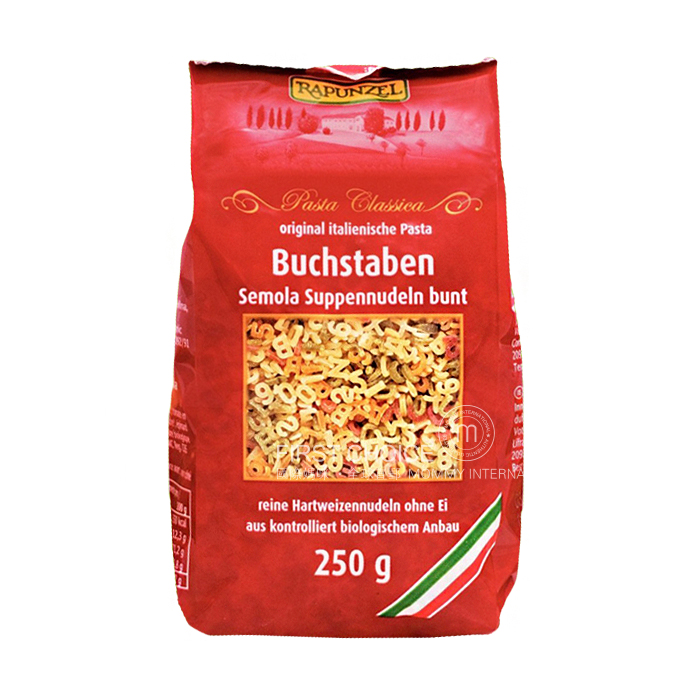 [2 pieces] RAPUNZEL German Multicolored Alphanumeric Noodles + Baby Organic Noodles 