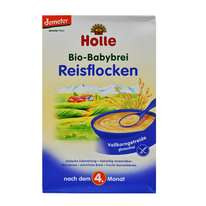 [4 pieces] Holle German Pure Organic Rice Noodles*2+ Pure organic Millet Rice Noodles*2 over 4 months