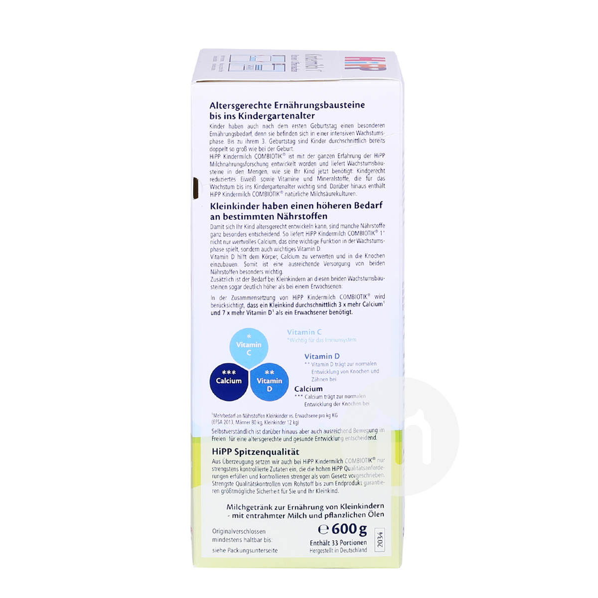HiPP German probiotic milk powder 4 stages * 8 boxes