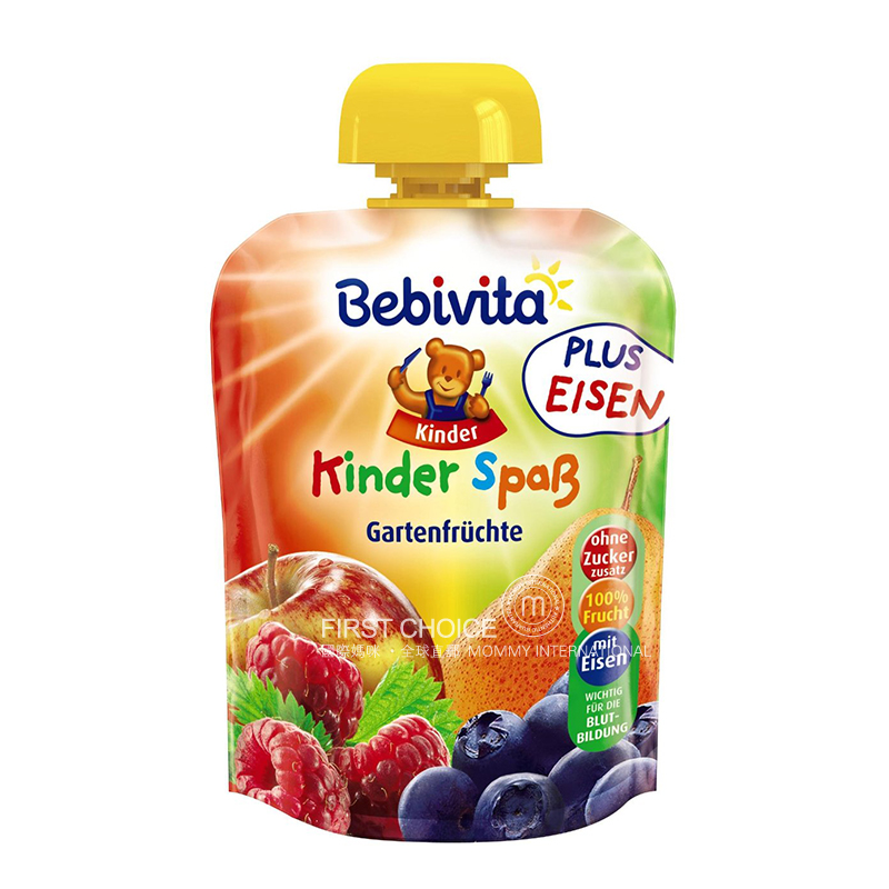 Bebivita Germany Comprehensive garden fruit puree suction for more than 12 months 360g