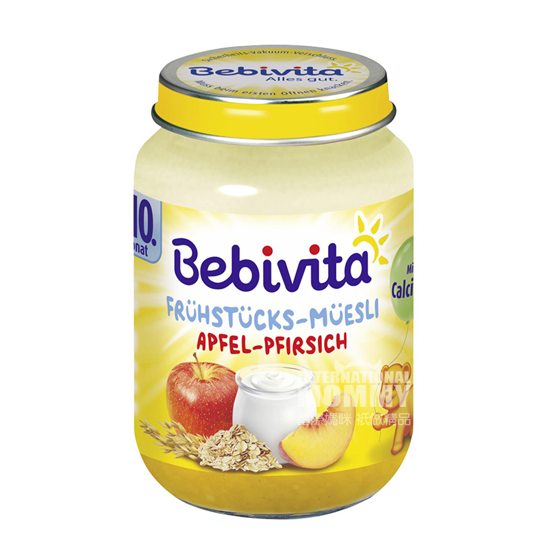 Bebivita Germany  Organic Apple slices for breakfast with more than 10 months 160g*6