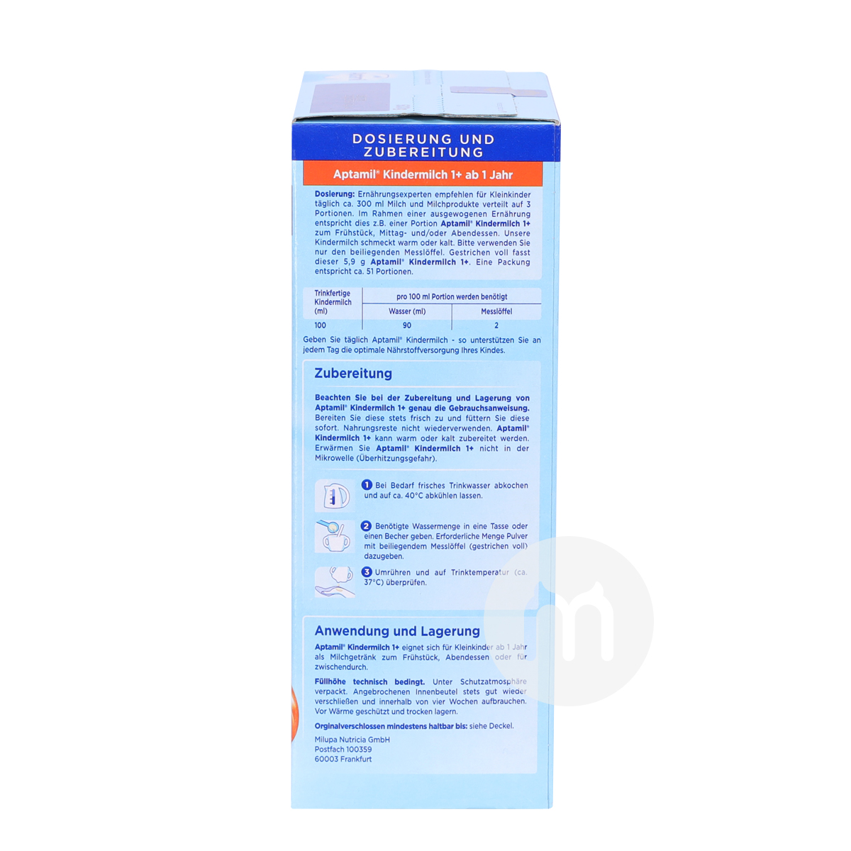 Aptamil German milk powder over 1 year old * 8 boxes