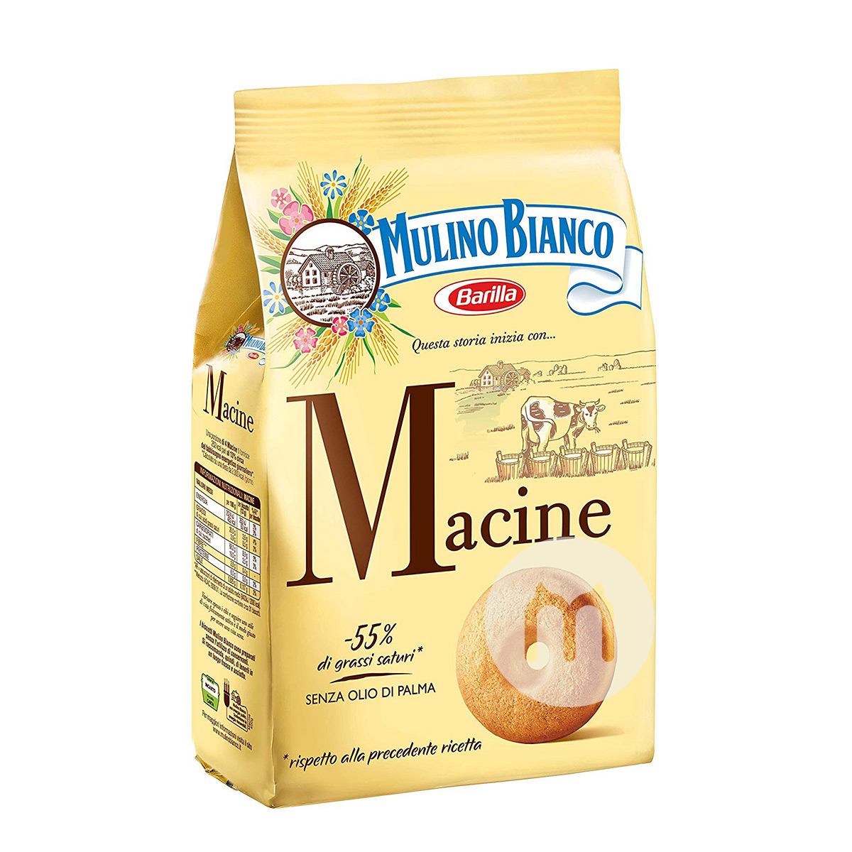 MULINO BIANCO Italian Cookie cream disc biscuit