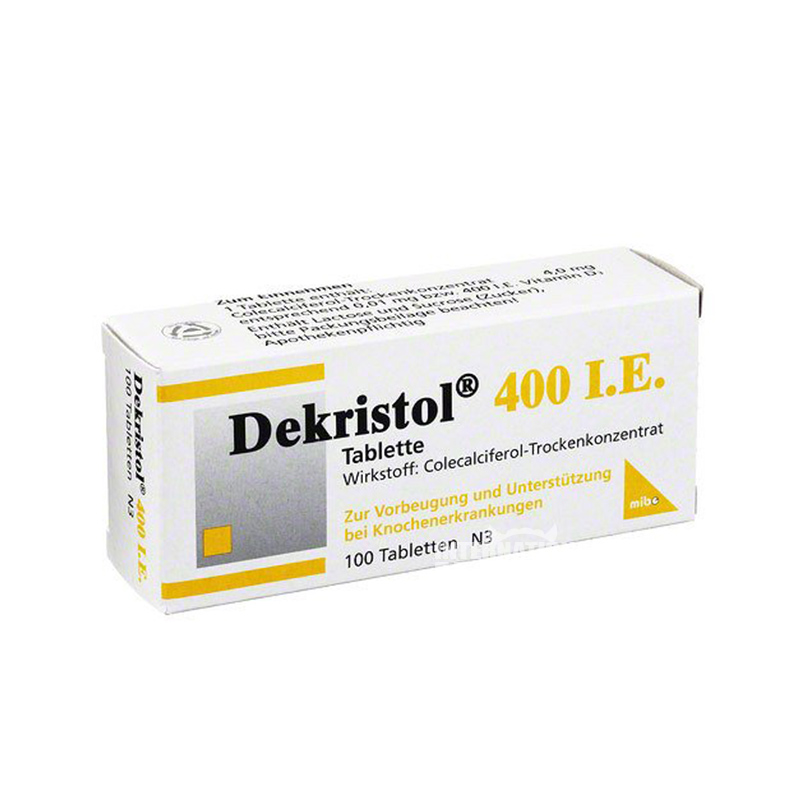 Dekristol Germany  400I.E.Vitamin D in infants and young children