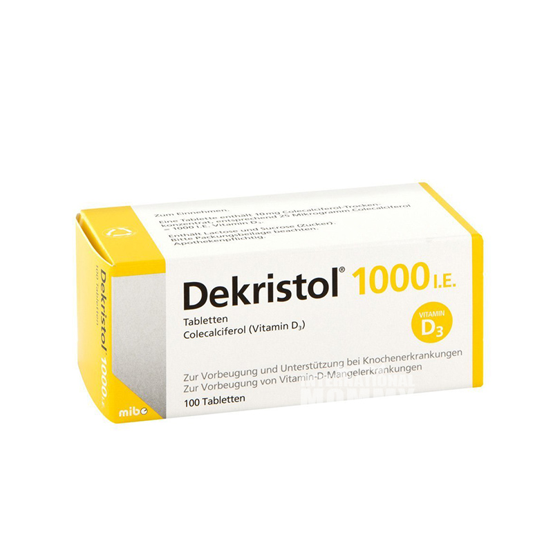 Dekristol Germany  1000I.E.Vitamin D in infants and young children