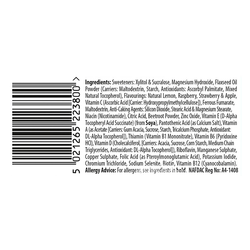 Vitabiotic England Children's Multivitamin 4-12 years old