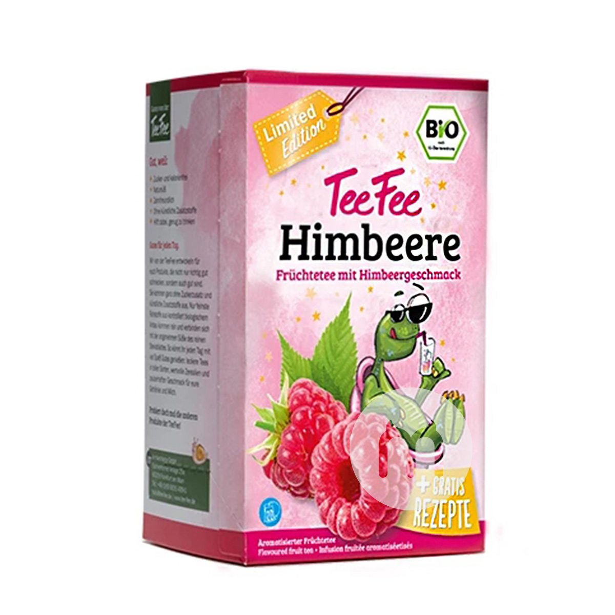 TeeFee German Organic Raspberry Fruit Tea for Infants and Children*2