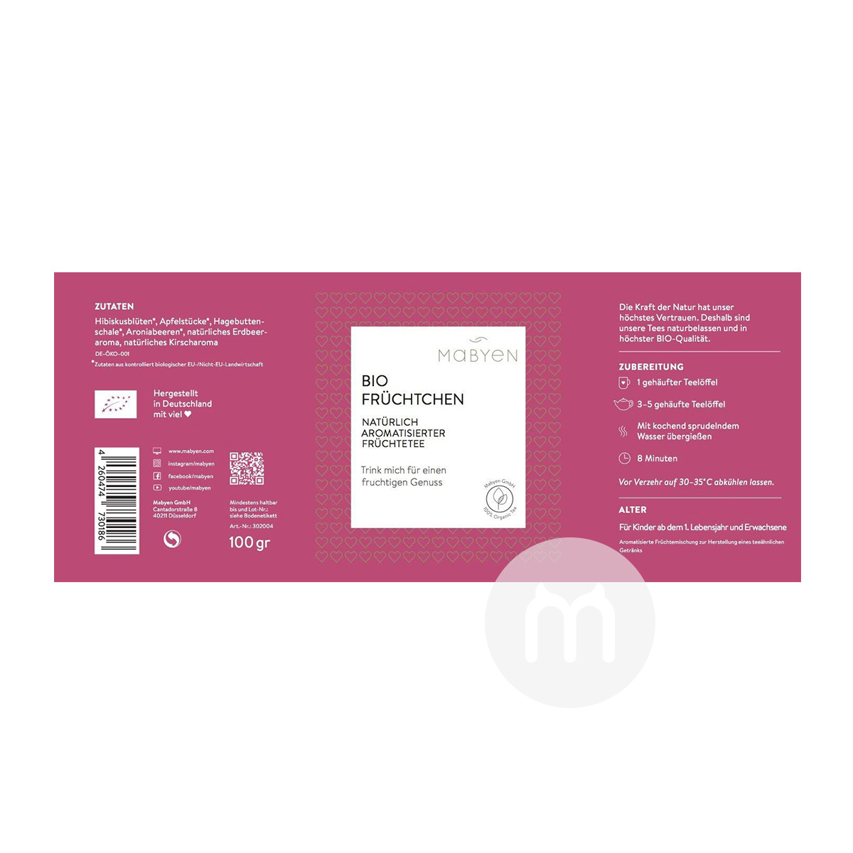 Mabyen German Baby Organic Flower Nectar