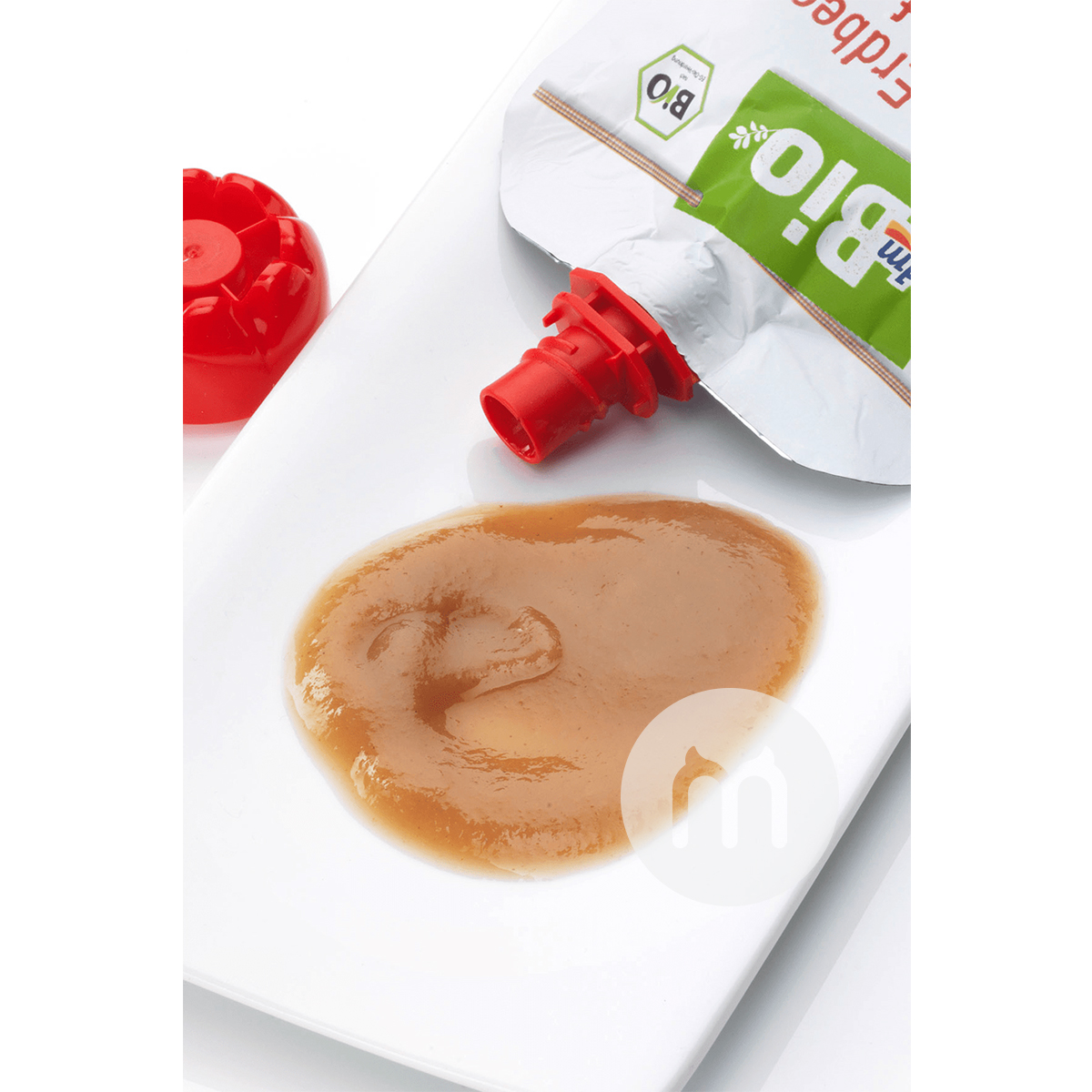 DmBio German Organic Apple Strawberry Pear  Puree Sucking over 12 months*6
