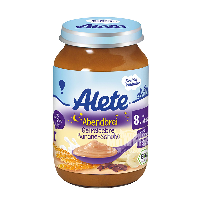 Nestle German Alete Series Banana Chocolate Good Night Mud*6