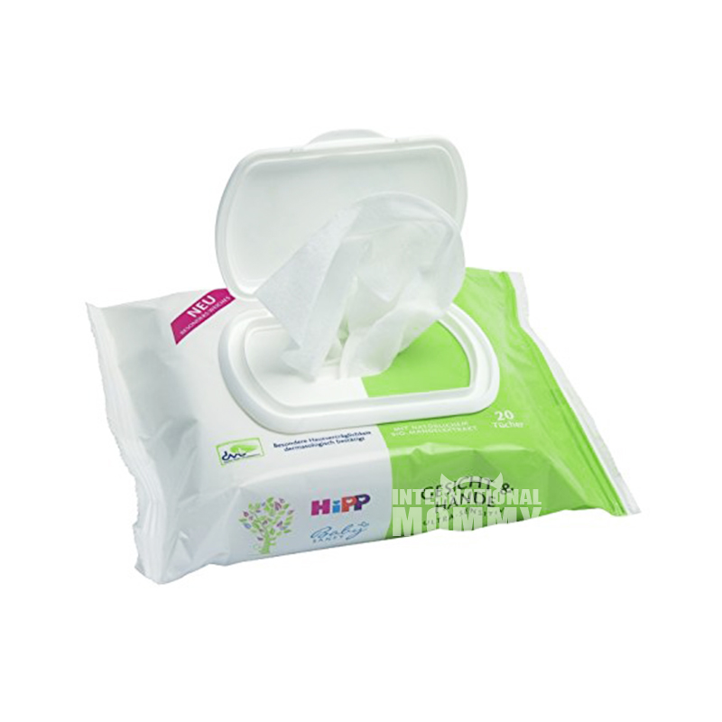 HIPP German Xibao baby hand and face low sensitive wipes * 8 original overseas