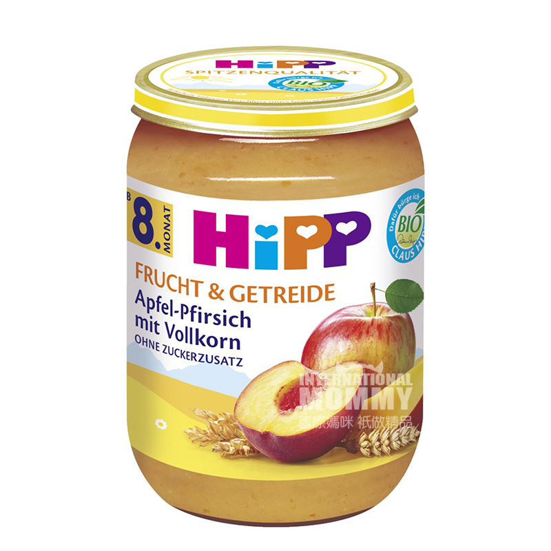 HiPP German Organic Fruit Coarse Grain Mix Puree over 8 months old*6