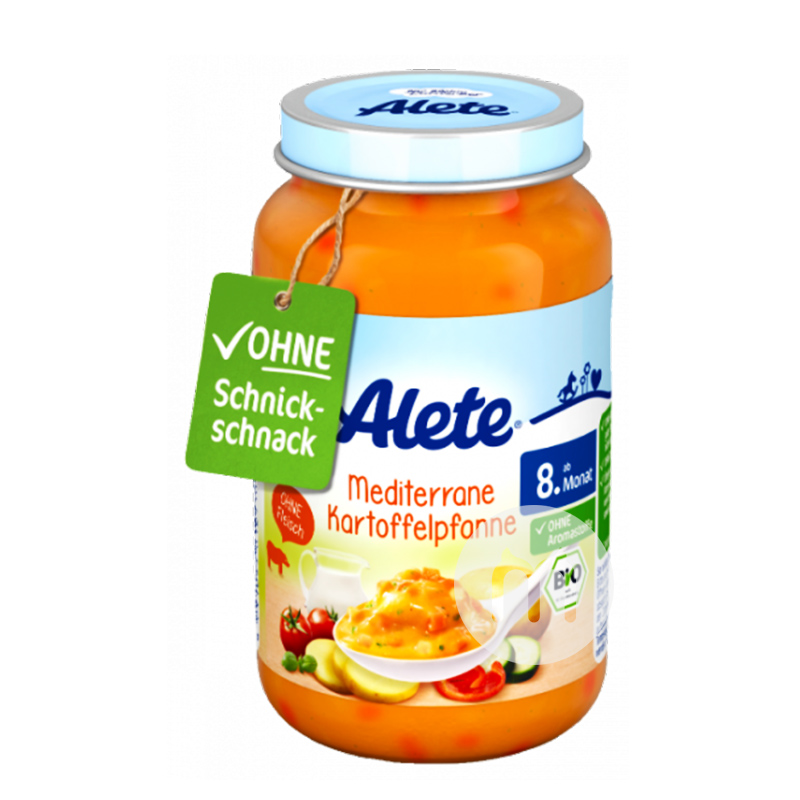 [2 pieces]Nestle German Alete Series Organic Vegetable Milk Puree