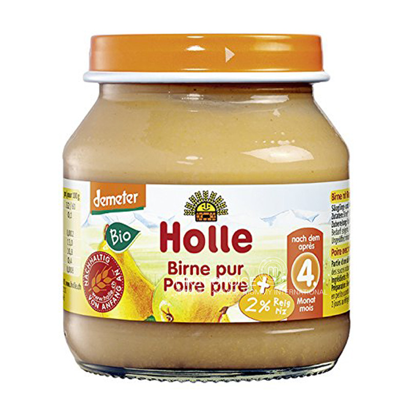 Holle Germany  Organic Pear mud