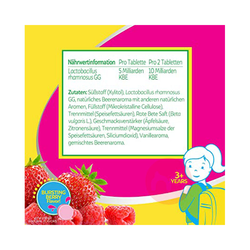 Culturelle American Children's Probiotic Chewable Tablets 30 Pieces/Box Original Overseas