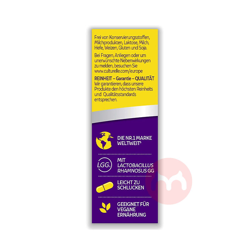 Culturelle American Adult Probiotic Capsules 30 Capsules/Box Original Overseas Local Edition