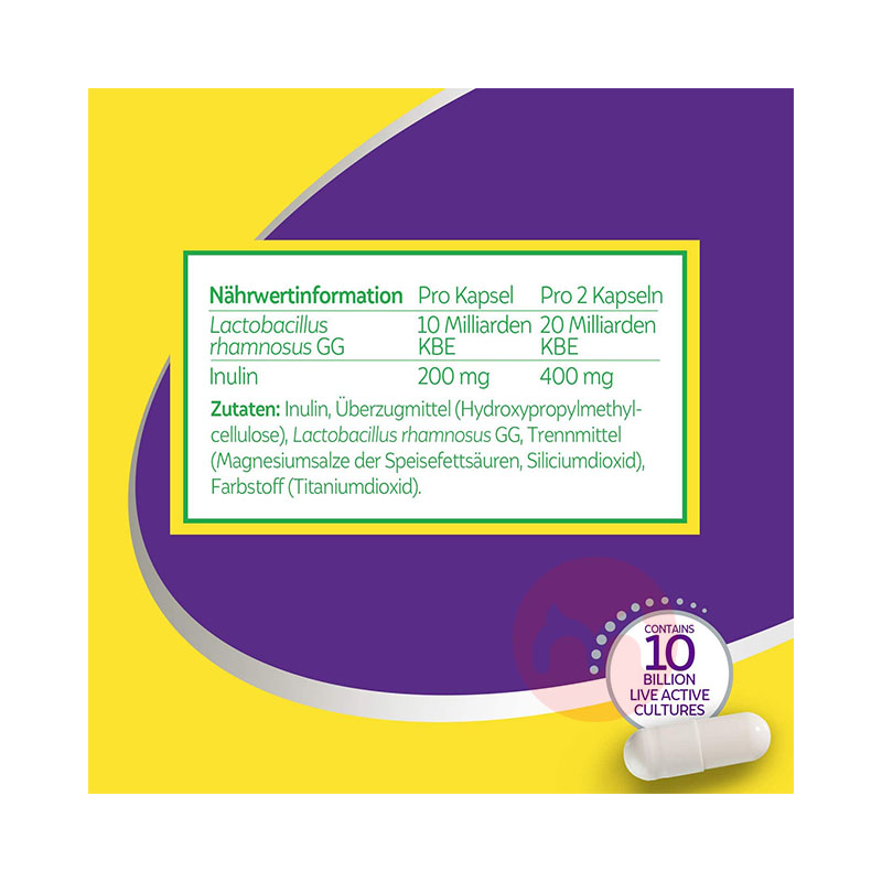 Culturelle American Adult Probiotic Capsules 30 Capsules/Box Original Overseas Local Edition