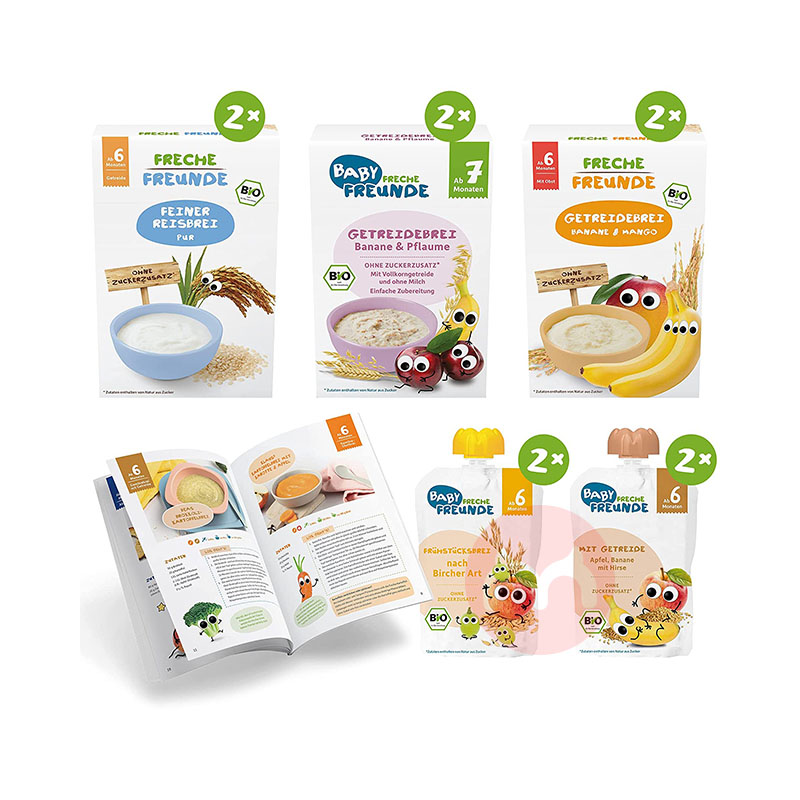 Freche German Freche Organic Mixed Grain Porridge Over 6 Months Old Overseas Original Edition