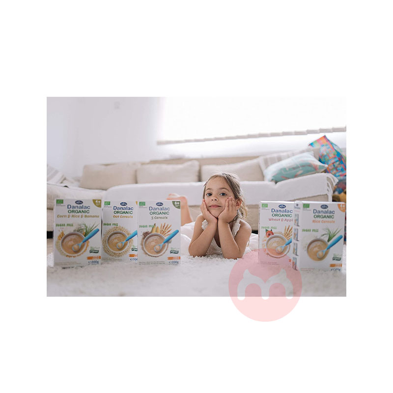 [3 pieces] Danalac Swiss Danalac Organic Sugar-Free Oatmeal for Babies over 6 Months Old Overseas Original Edition